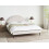 Beliani Bed Fabric MARGUT 160 x 200 cm (EU King Size) Light Beige 2