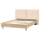 Beliani Bed Boucle IZERNORE 160 x 200 cm (EU King Size) Beige 5