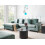 Beliani Corner Sofa OSLO Velvet Teal Right Hand 2