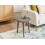 Beliani Side Table WANDILO Mango Wood Brown 2