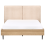Beliani Bed Boucle IZERNORE 140 x 200 cm (EU Double) Beige 6