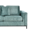 Beliani Corner Sofa OSLO Velvet Teal Right Hand 6
