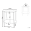 Beliani Side Table LOVELL Tempered Glass Silver 3