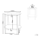 Beliani Side Table LOVELL Tempered Glass Gold 3