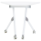 Beliani Foldable Corner Desk Module BENDI 90 cm 64 cm White 4
