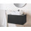 Beliani Wall Mounted Vanity Unit ALZIRA 80 cm Black 2