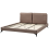 Beliani Bed Boucle MELLE 180 x 200 cm (EU Super King) Brown 6