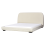 Beliani Bed Boucle ROISEL 180 x 200 cm (EU Super King) Light Beige 2