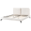 Beliani Bed Boucle MELLE 160 x 200 cm (EU King Size) Off-White 7