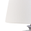 Beliani Table Lamp SILVES Porcelain White/ Blue 5