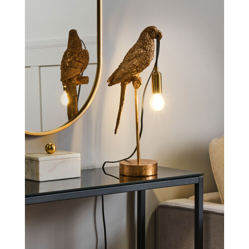Beliani Table Lamp Parrot SINATRA Gold 1