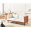 Beliani Sofa 2 Seater VORGOD Fabric Off-White 3