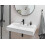 Beliani Wall Hung Basin QUENKO 900 x 460 mm Mineral Cast White 2