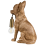 Beliani Table Lamp Dog ROCCO Gold 5