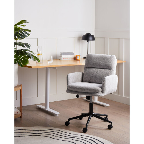 Beliani Office Chair CONSTANTIA Light Grey 1