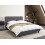 Beliani Bed Fabric ALBI 140 x 200 cm (EU Double) Grey 2
