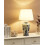Beliani Table Lamp BIJELA Porcelain White/ Blue 2