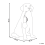 Beliani Table Lamp Dog MARLEY Gold 3