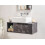 Beliani Wall Mounted Vanity Unit CASCAVEL 80 cm Black Marble 3