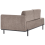 Beliani Chaise Longue SAVASSE Faux Linen Light Brown 5