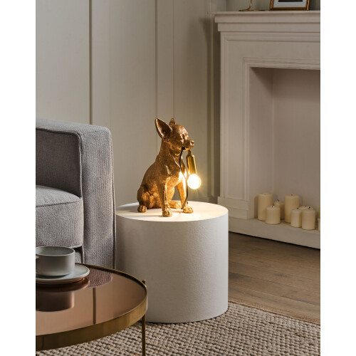 Beliani Table Lamp Dog ROCCO Gold 1