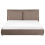 Beliani Bed Boucle BAJONNA 160 x 200 cm (EU King Size) Brown 6
