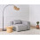 Beliani BRANDE Corner Seat Symmetrical Grey 2