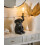 Beliani Table Lamp Elephant FORTUNA Black 2