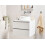 Beliani Wall Mounted Vanity Unit SERRA 60 cm White 2
