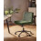 Beliani Desk Chair GEDDES Corduroy Green 2
