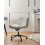 Beliani Desk Chair CATLIN Boucle White 2