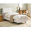 Beliani Adjustable Bed Boucle DUKE 90 x 200 cm (EU Single) Off-White 2