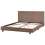 Beliani Bed Boucle ALBI 140 x 200 cm (EU Double) Brown 5
