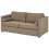 Beliani Sofa Bed INKOO Fabric Brown 4