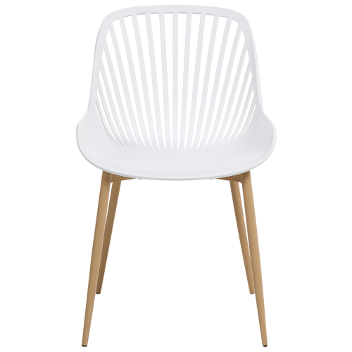 Beliani Set of 4 Dining Chairs KLEVE White 2