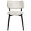 Beliani Set of 2 Dining Chairs BRONTE Fabric Light Beige 5