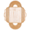 Beliani Wall Mirror ALCORN 70 cm 90 cm Rattan Natural 4