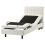 Beliani Adjustable Bed Boucle DUKE 90 x 200 cm (EU Single) Off-White 4