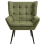 Beliani Armchair BELLINGMO Fabric Green 4