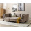 Beliani Modular U-Shape Sofa 5 Seater UNSTAD with Ottoman Fabric Brown 2