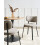 Beliani Set of 2 Dining Chairs BRONTE Fabric Beige 2