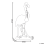 Beliani Table Lamp Flamingo VICE Gold 3