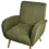 Beliani Armchair PLASSEN Fabric Green 6