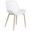 Beliani Set of 4 Dining Chairs KLEVE White 4