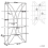 Beliani 4 Tier Shelving Unit HOLLOW Metal 175 cm Silver 5