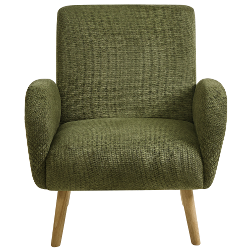 Beliani Armchair PLASSEN Fabric Green 1