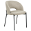Beliani Set of 2 Dining Chairs PENNY Fabric Light Beige 4
