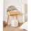 Beliani Dressing Table with Mirror RANCHERIA Light Brown 2