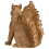 Beliani Table Lamp Squirrel PINOLI Gold 5