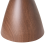 Beliani Side Table CORELLA Tempered Glass Brown 5